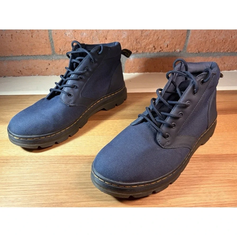 Dr. Martens Bonny Chukka Blue Boot w/ Yellow Stitching Size 12 Men's Pre-owned
